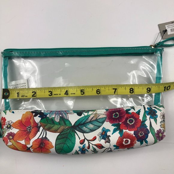 Kenneth Cole Reaction 2 Piece Travel Toiletry/Cosmetic Bags NWT Vacation Floral - Picture 7 of 11